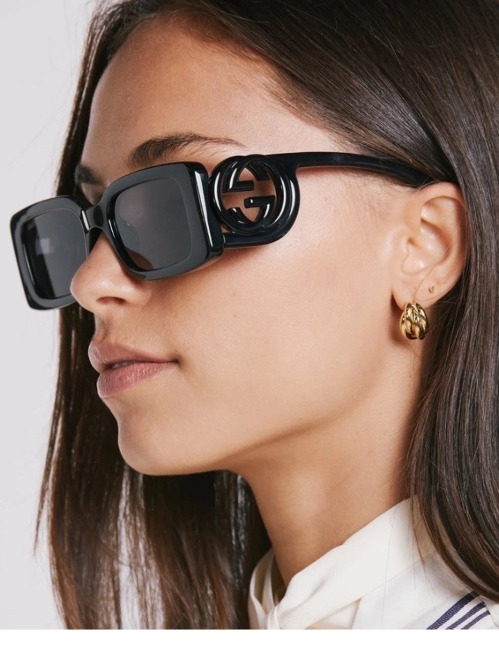 Gucci Chaise Lounge Rectangle Sunglasses